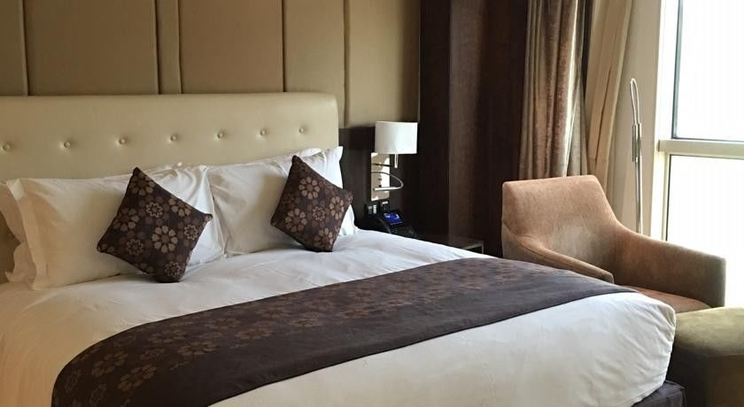 The Venue Jeddah Corniche Otel Dış mekan fotoğraf A bed runner