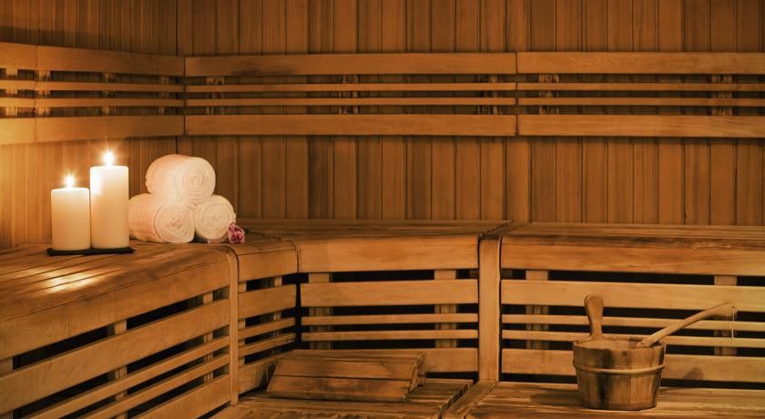 The Venue Jeddah Corniche Otel Dış mekan fotoğraf A Finnish sauna